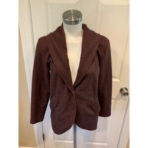 Lilka Long Soft Purple Jacket W/ Shawl Collar, Size Small